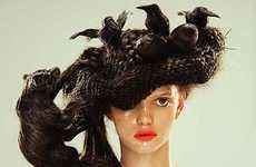 Animal-Inspired Hair Sculptures
