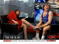 Kissing Feet on National TV Image 4