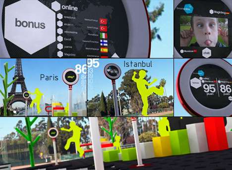 Outdoor Playgrounds for Internet Game Play