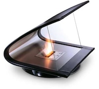 Boomerang-Shaped Fireplaces Image 2