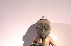 Gas Mask Baby Art