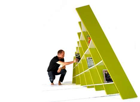 Gravity Defying Bookshelves