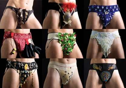 Embellished Male Underwear