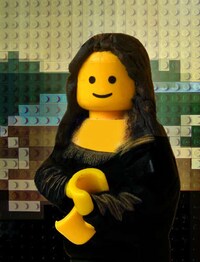 Classic Artwork in LEGO