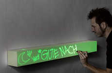 Glowing Message Boards