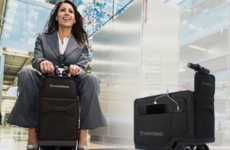 Rideable Vehicle Suitcases