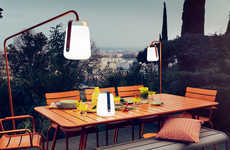 Bucket-Like Outdoor Lamps