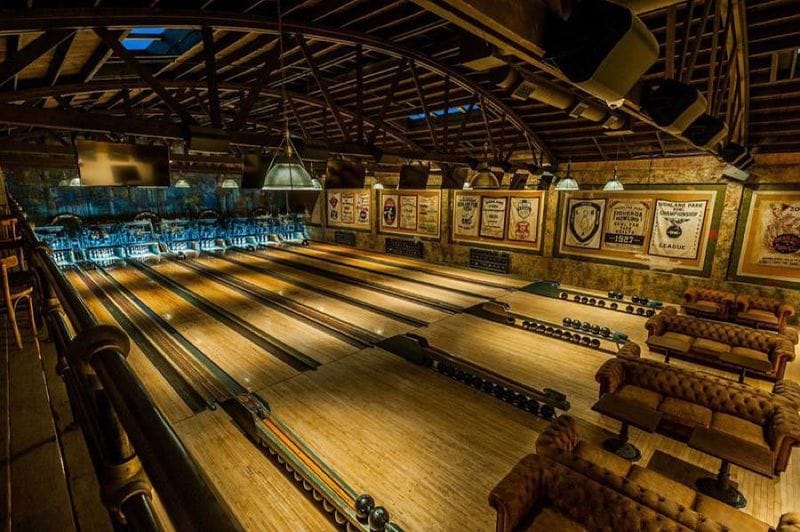 Restored 1920s Bowling Alleys