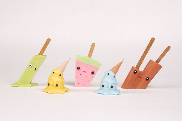 Melting Ice Cream Candles