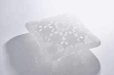 Faux-Lace Plastic Pillows