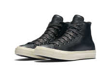 Leather-Coated High Tops