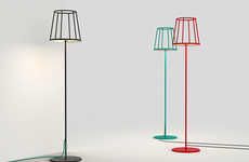 Caged Floor Lamps