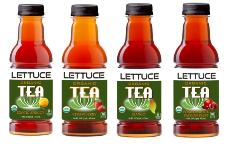 Lettuce-Based Tea Beverages