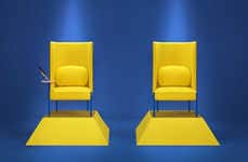 Sound-Absorbing Armchairs