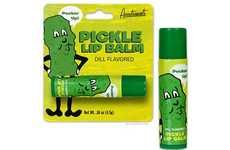 Pickle-Flavored Lip Balms