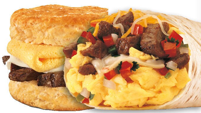 Steak-Stuffed Breakfast Sandwiches