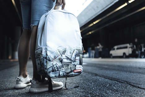 Money-Printed Backpacks
