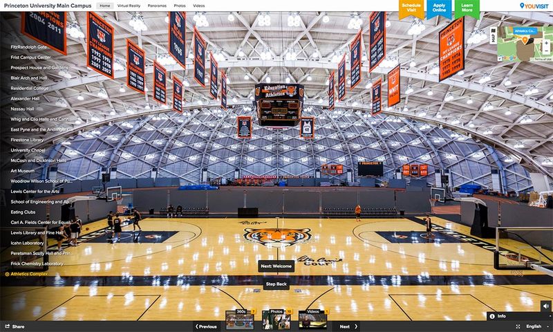 Immersive Online Campus Tours