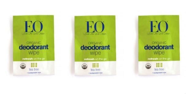 Portable Deodorant Wipes