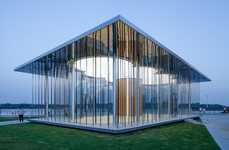 Translucent Metallic Pavilions