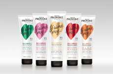 Metallic Shampoo Labels