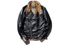 Luxe Leopard Leather Jackets