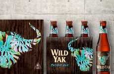 Abstract Animal Beer Labeling