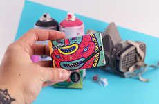 Graffiti-Inspired Mint Packaging
