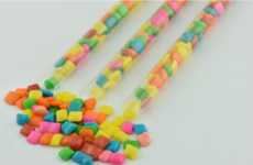 Cylindrical Bubble Gum Tubes