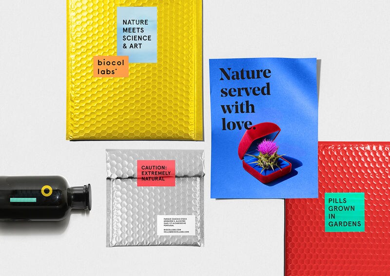 Textured Supplement Branding