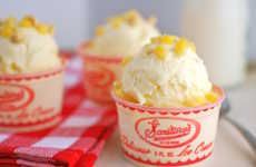 Kernel-Topped Ice Creams