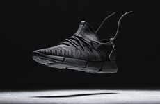 Grayscale Knit Sneakers