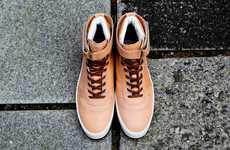 Gold-Detailed Suede Sneakers