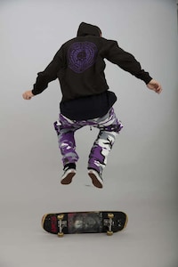 Violet Camouflage Apparel Image 7