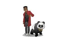 Panda-Paired Rapper Emojis