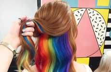 Secretive Rainbow Hairstyles