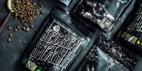 Monochrome Coffee Labeling Image 4