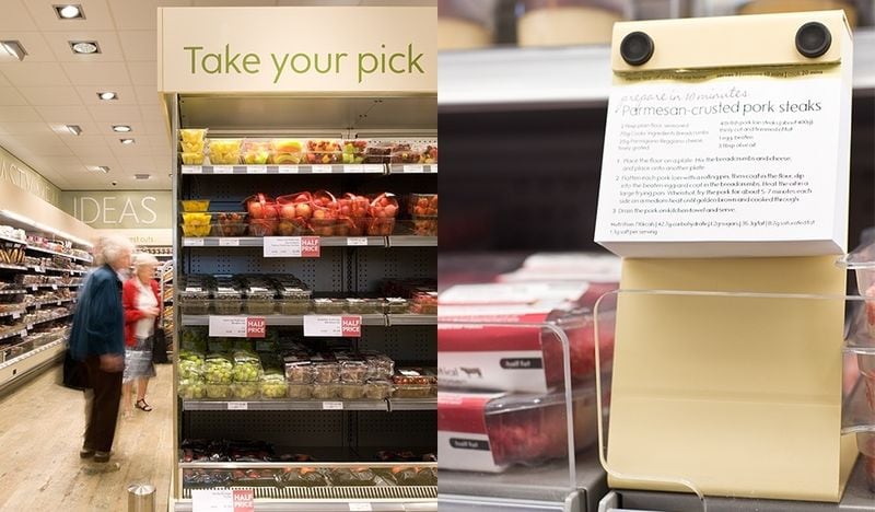 Recipe-Themed Grocery Displays