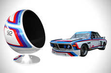 Automobile-Inspired Ball Chairs