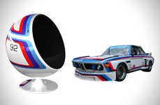 Automobile-Inspired Ball Chairs