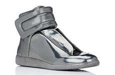 Metallic High-Top Shoes