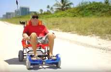 Wheelchair Hoverboard Attachments
