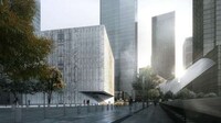 Translucent Marble Cube Buildings Image 2