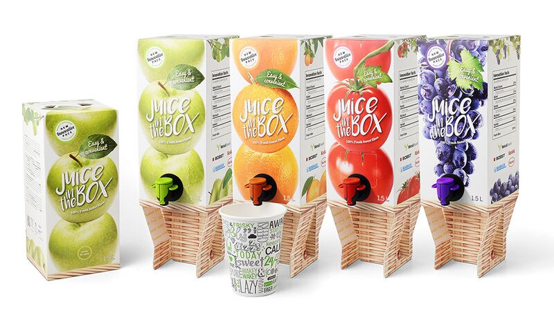 Spouted Juice Boxes