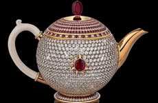 Diamond-Encrusted Teapots