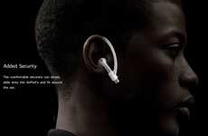 Ergonomic Earpiece Clips