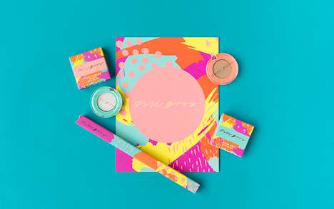 Chromatic 80s Makeup Branding