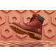 Denim-Accented Burgundy Boots Image 4