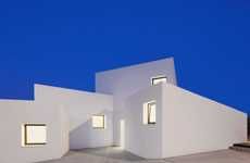 All-White Cube Houses