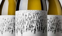 Shadowed Illustration Wine Branding Image 4